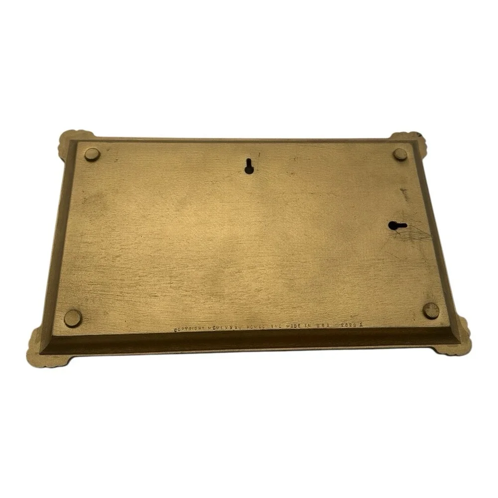 Vintage HOMCO Beveled Gold Vanity Wall Mirror Hollywood  #2623 USA 1985 10